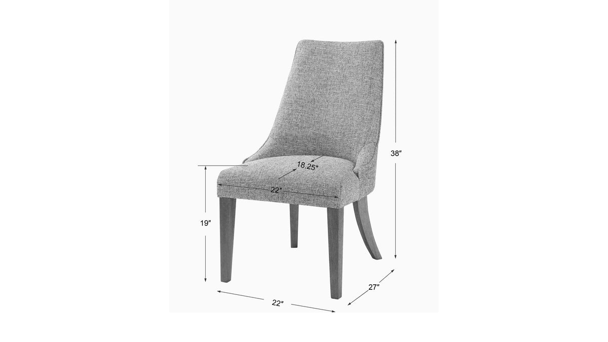 Daxton - Armless Chair - Earth Tone