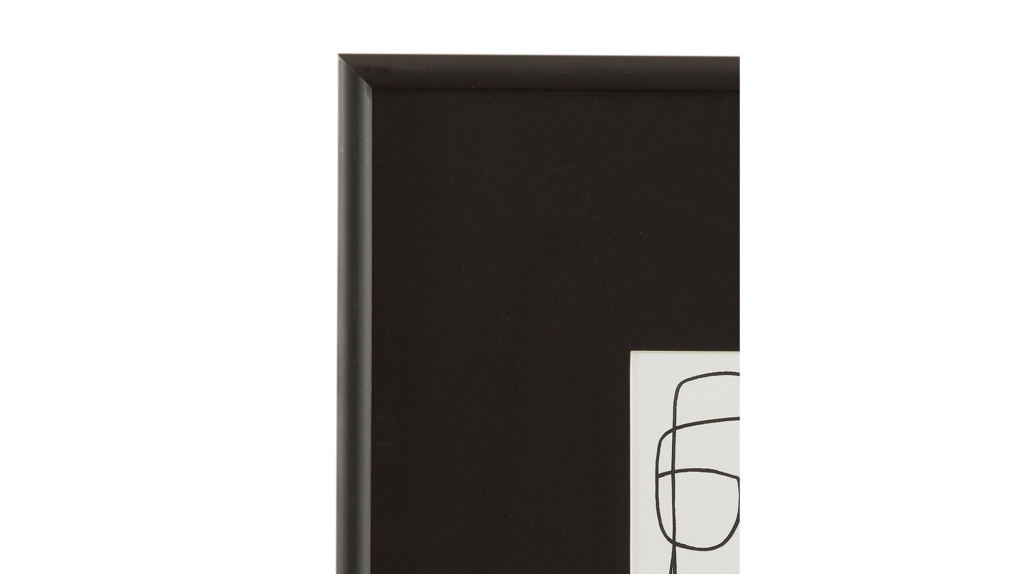Form Study XII Framed Print - Black