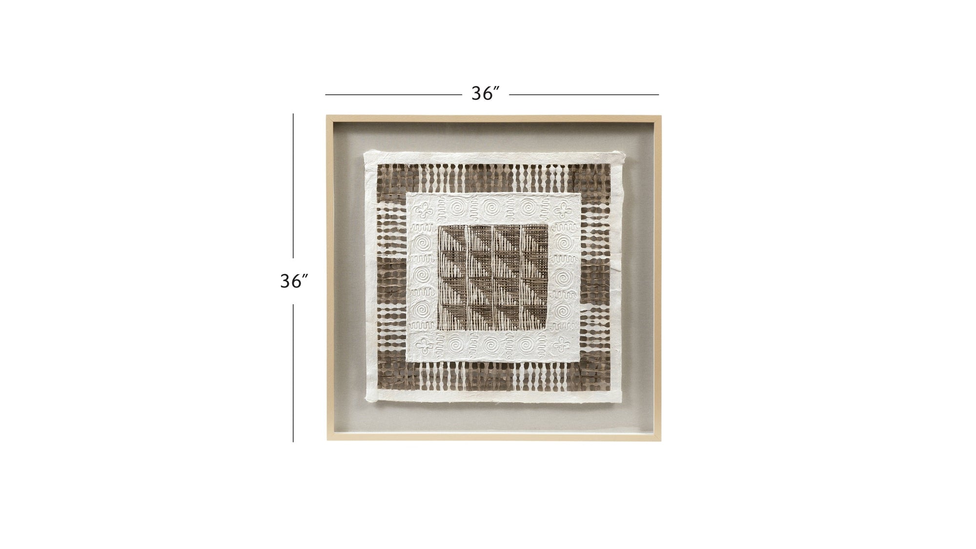 Taughtrope Wall Hanging - Natural Frame