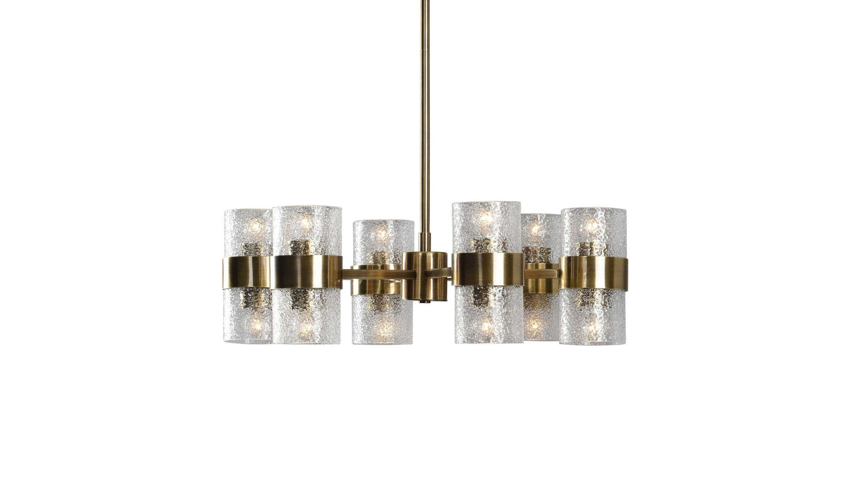 Marinot - 12 Light Chandelier - Gold