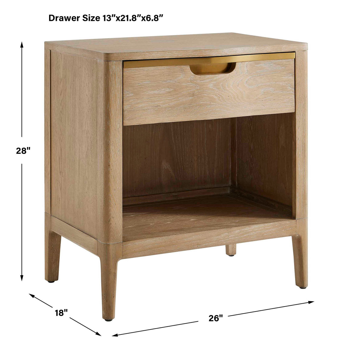 Tabi - Wood Side Table - Natural