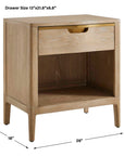 Tabi - Wood Side Table - Natural