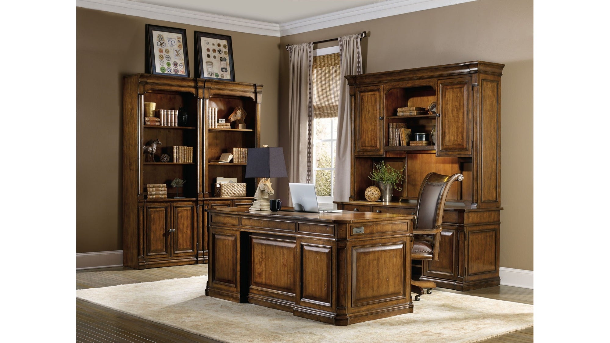 Tynecastle - Bunching Bookcase - Dark Brown