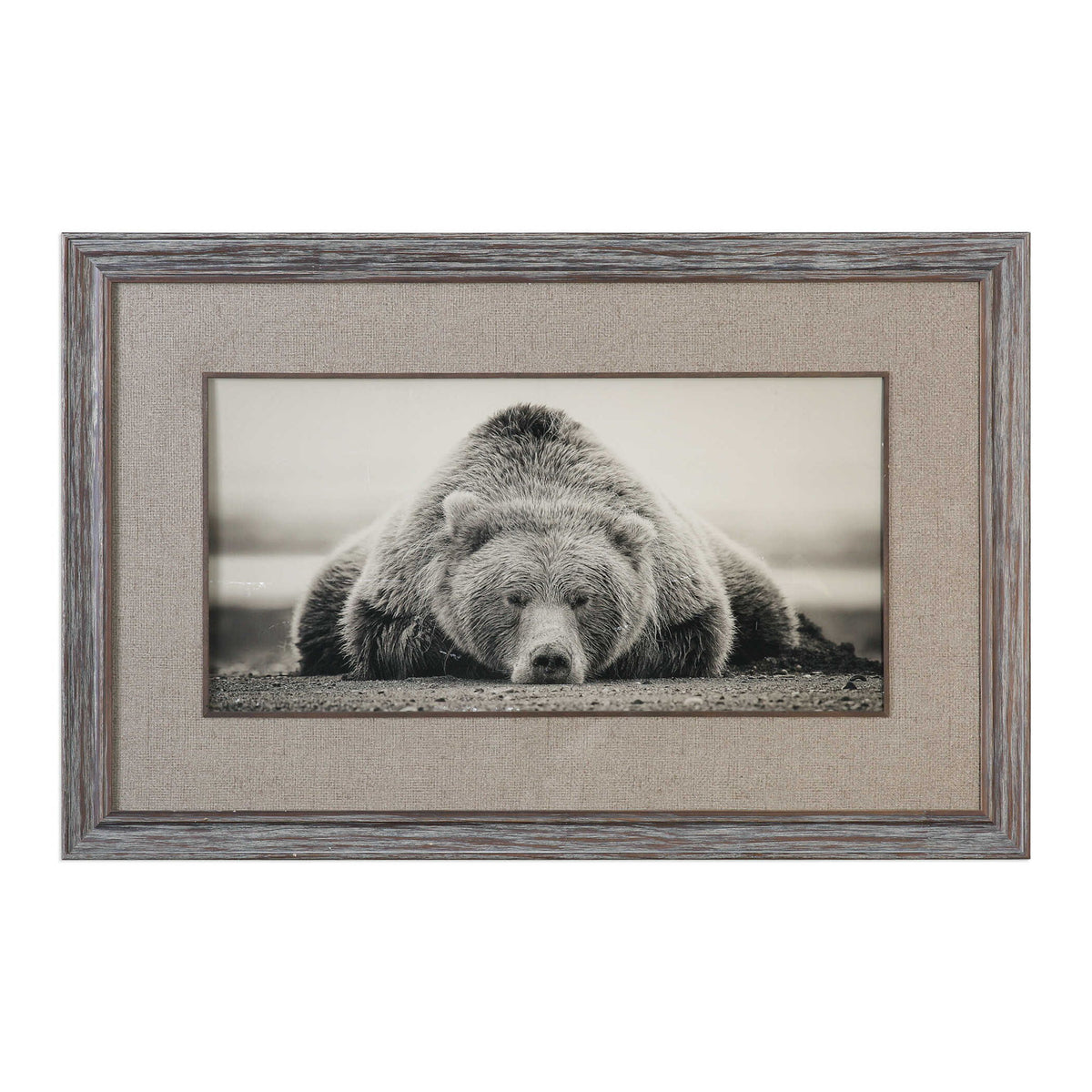 Deep Sleep - Bear Print - Silver