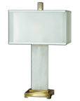 Athanas - Alabaster Lamp - White