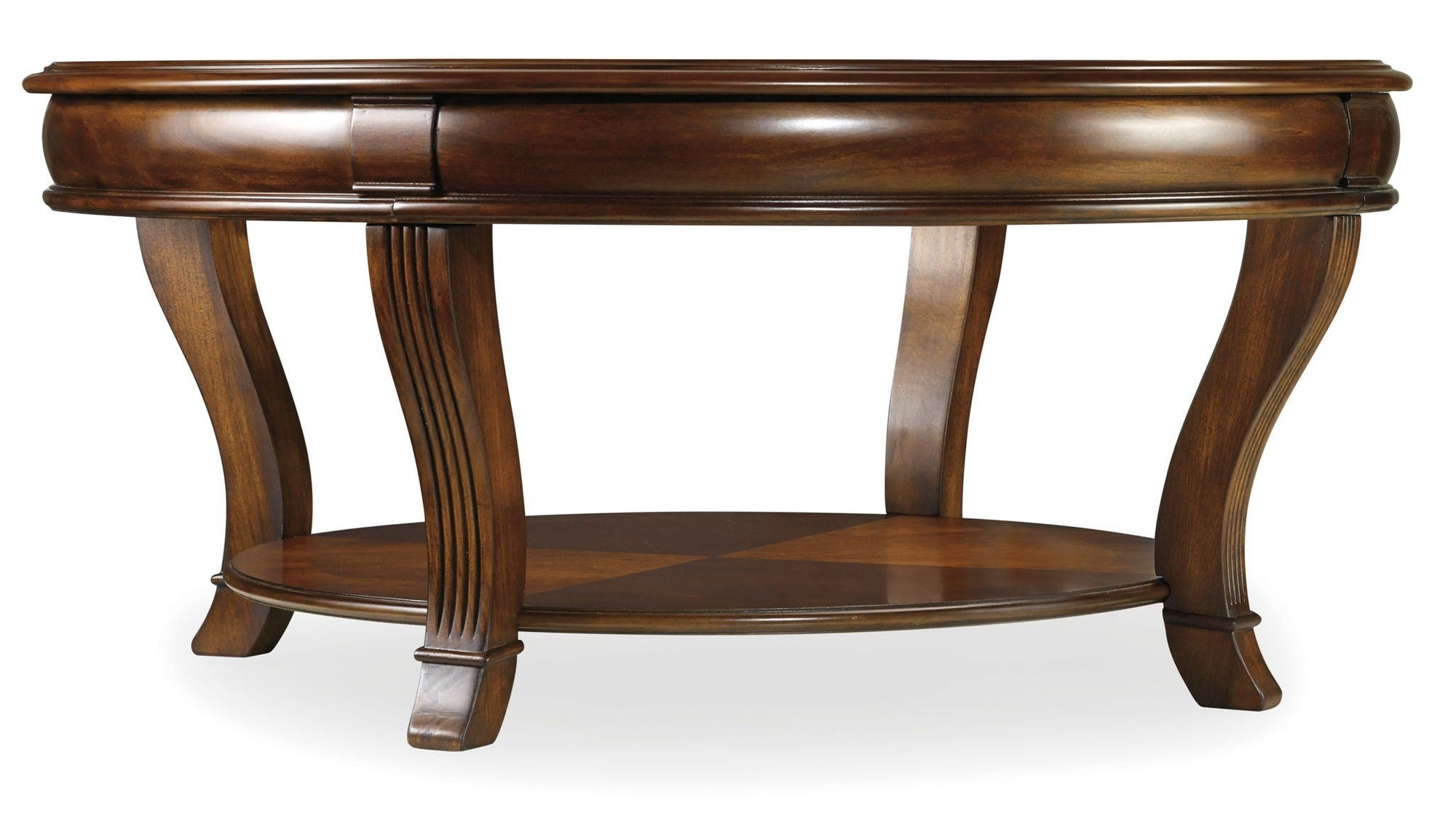 Brookhaven - Round Cocktail Table - Dark Brown