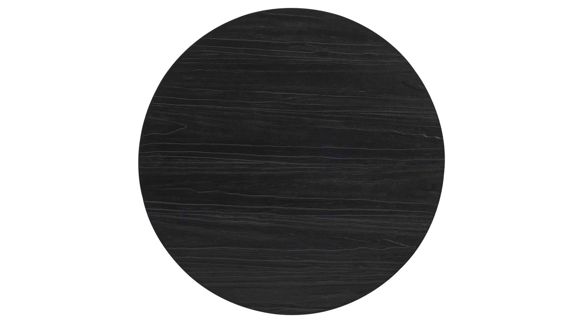 Chapman - Shou Sugi Ban Petite Round Dining Table - Black