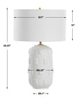 Emerie - Table Lamp - Textured White