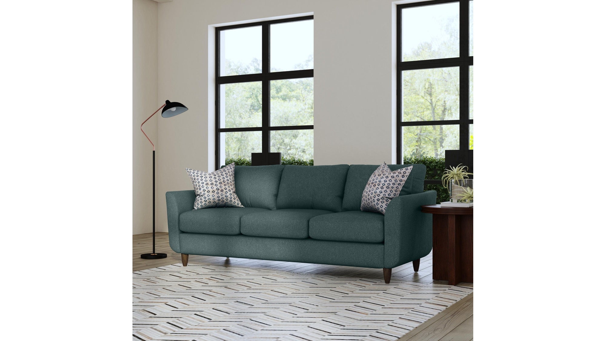 Lewis - Fabric Stationary Sofa