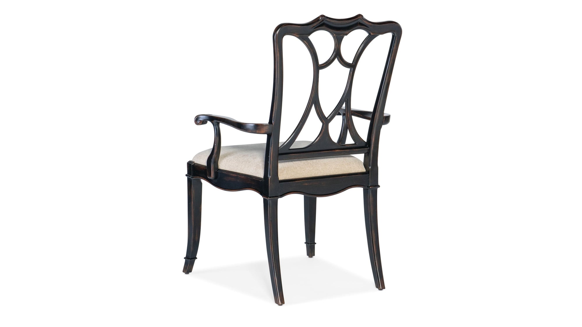 Charleston - Upholstered Seat Arm Chair Set of 2