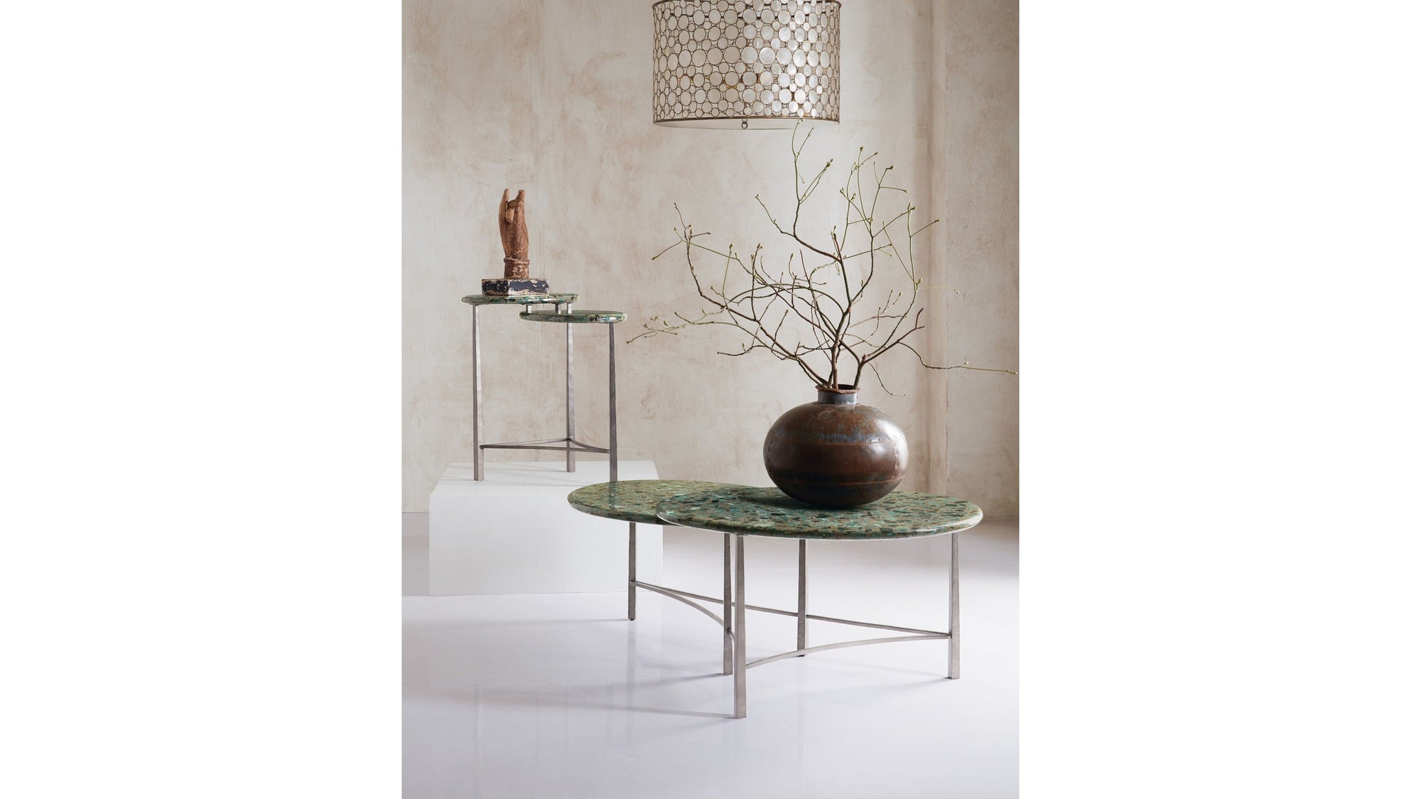 Commerce And Market - Antares End Table - Green