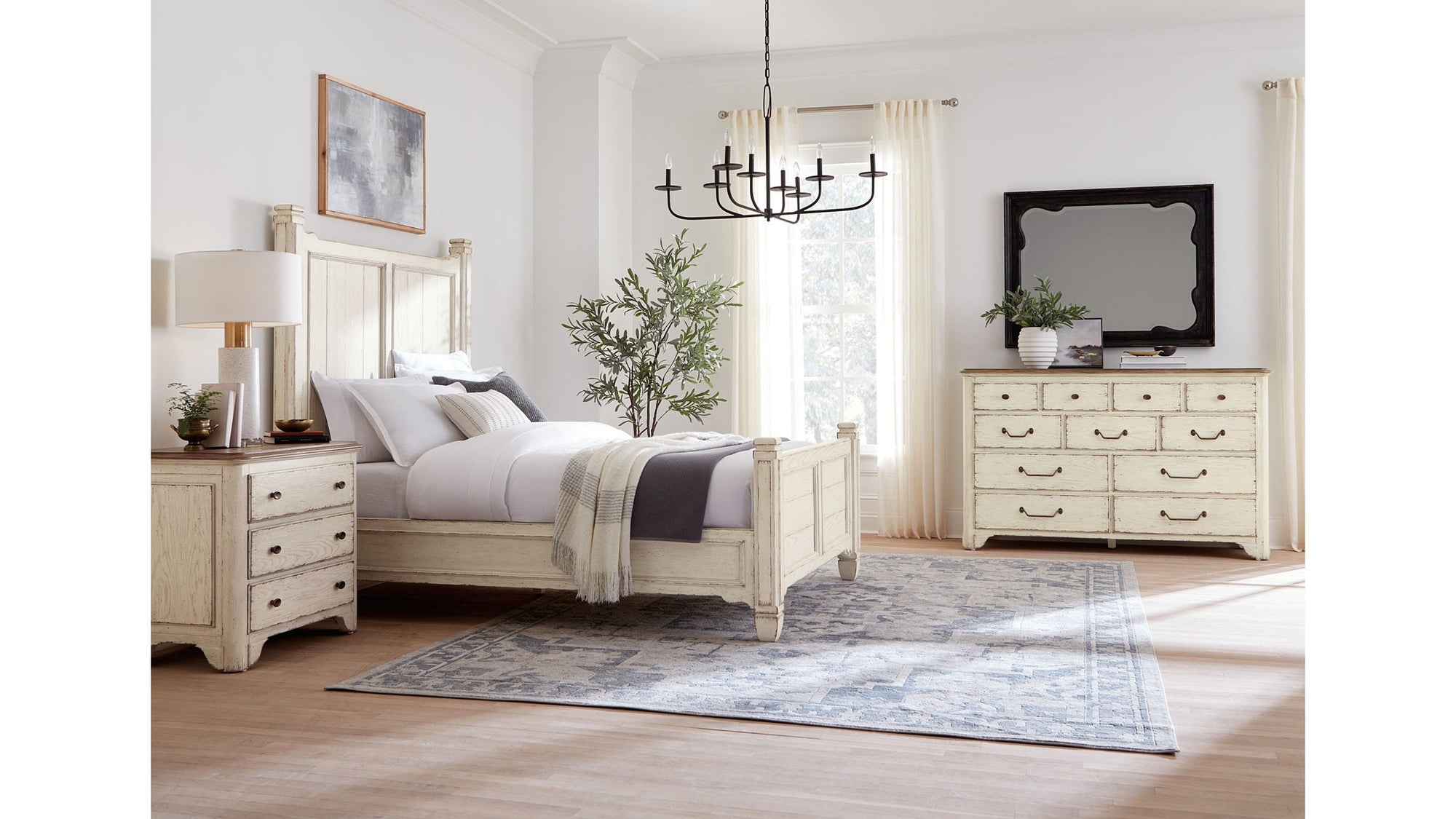 Americana - 34" Three-Drawer Nightstand