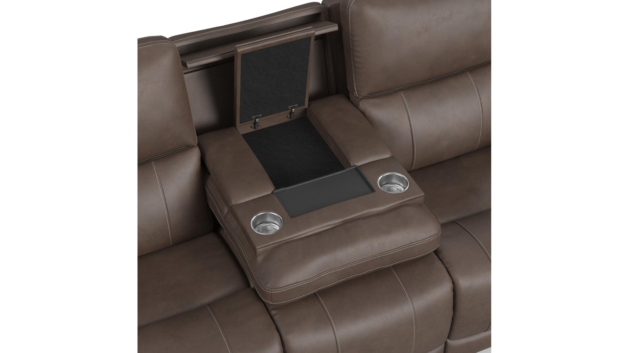 Carter - Power Reclining Sofa With Console & Power Headrests & Lumbar