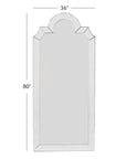 Spica - Wall Mirror - Champagne Silver Leaf