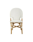 Jade - Side Chair Set of 2 - White / Light Brown