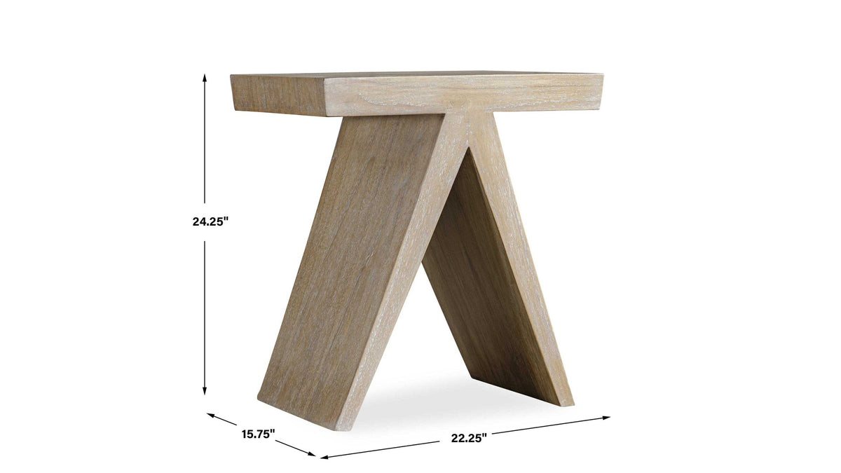 Pruitt - Modern Accent Table - Woodtone