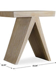Pruitt - Modern Accent Table - Woodtone