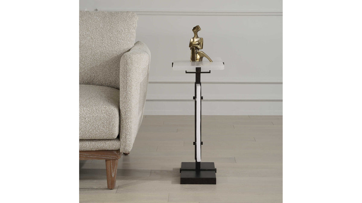 Elements Bubble - Glass Accent Table