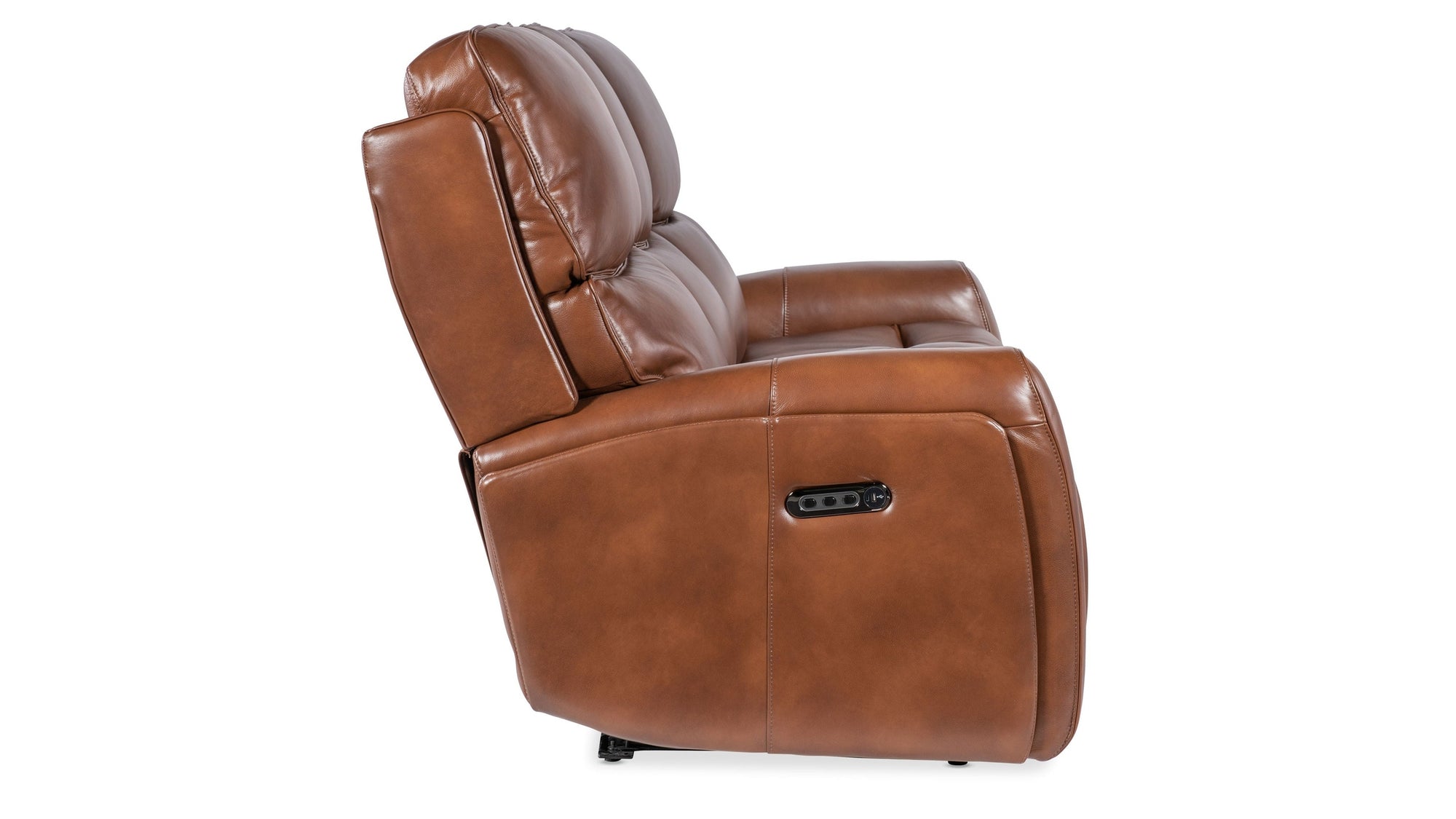 MS - Crosby Zero Gravity Power Sofa With Power Headrest - Brown