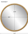 Byzantine - Round Mirror - Gold