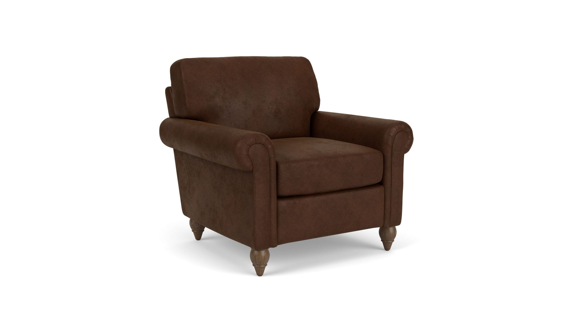 Moxy - Fabric Chair With Rolled Arms