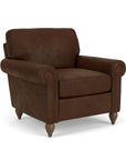 Moxy - Fabric Chair With Rolled Arms