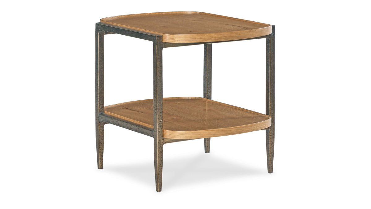 Cashiers - Tiered End Table - Almond