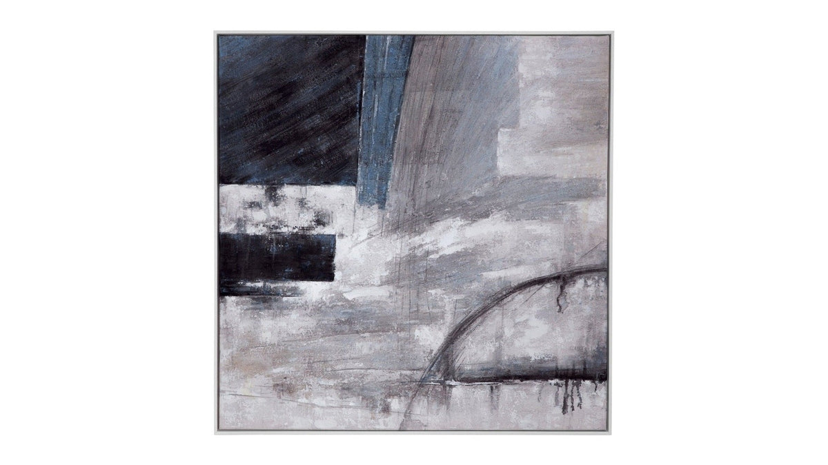 Yuma Canvas Art - Gray