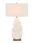 Palm Leaf - Table Lamp - White