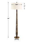 Tyree - Marble Floor Lamp - Brown