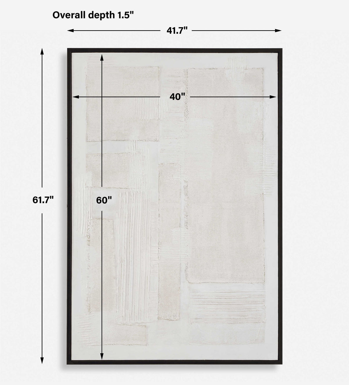 Clean - Slate Hand Painted Canvas