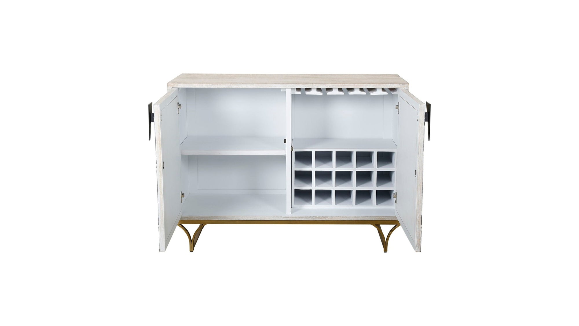 Martina - Hospitality Cabinet - Sandblasted White Wash