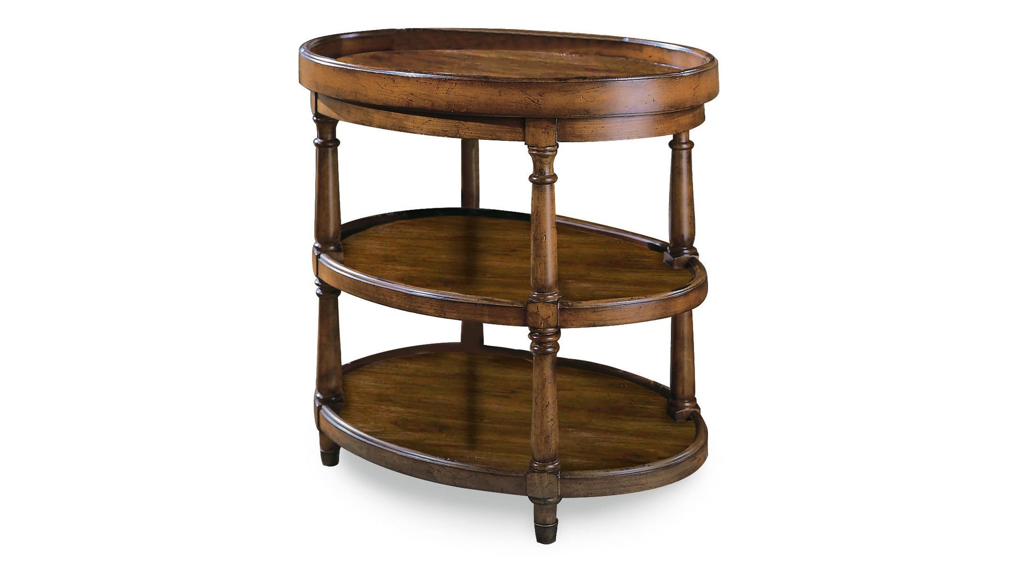Commerce And Market - Oval Accent Table - Light Brown
