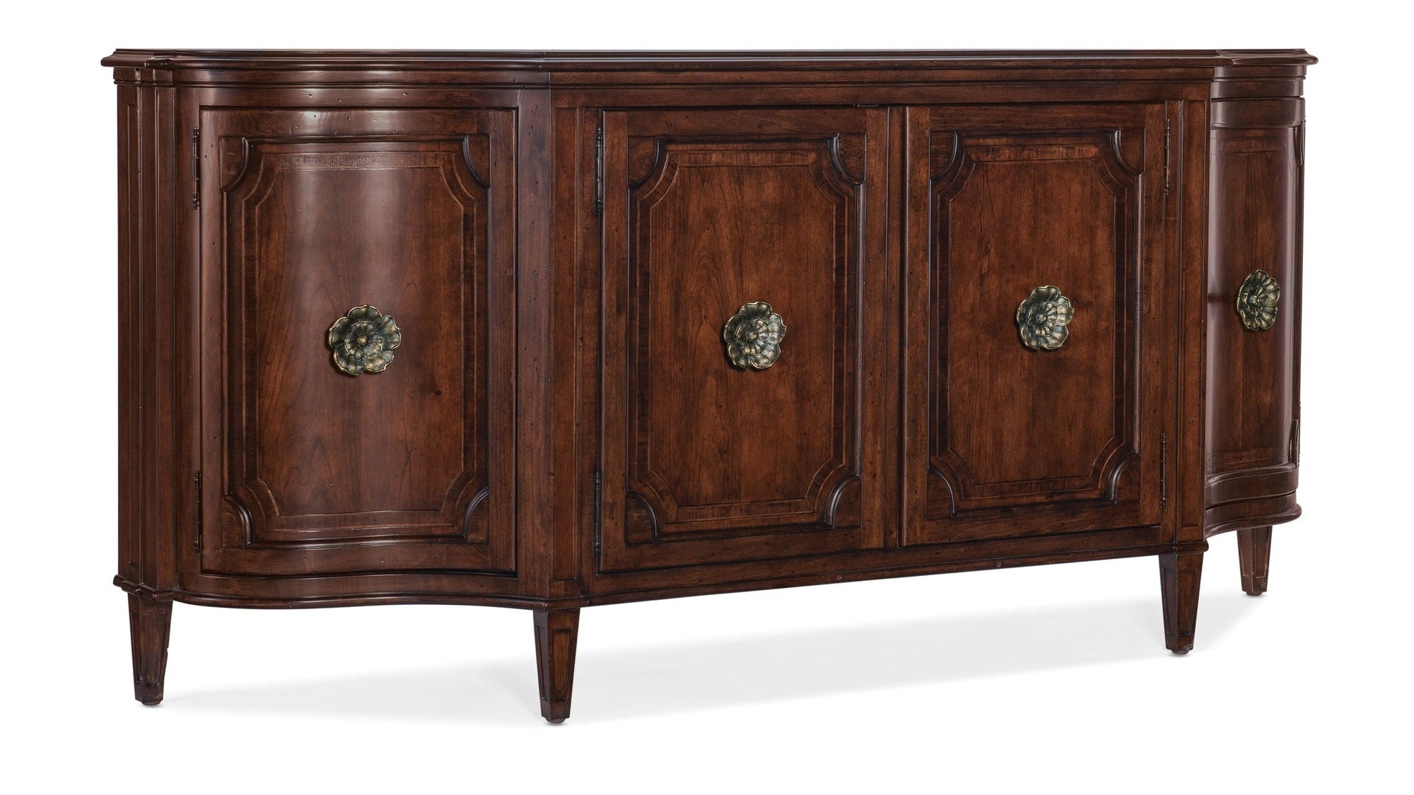 Charleston - Four-Door Buffet - Dark Brown