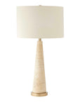 Perkins - Travertine Table Lamp - Brown