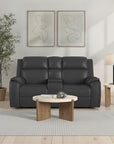 Ziggy - Power Reclining Loveseat With Console, Power Headrest, Lumbar, Heat & Massage