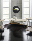 Commerce And Market - Boomerang Console Table - White