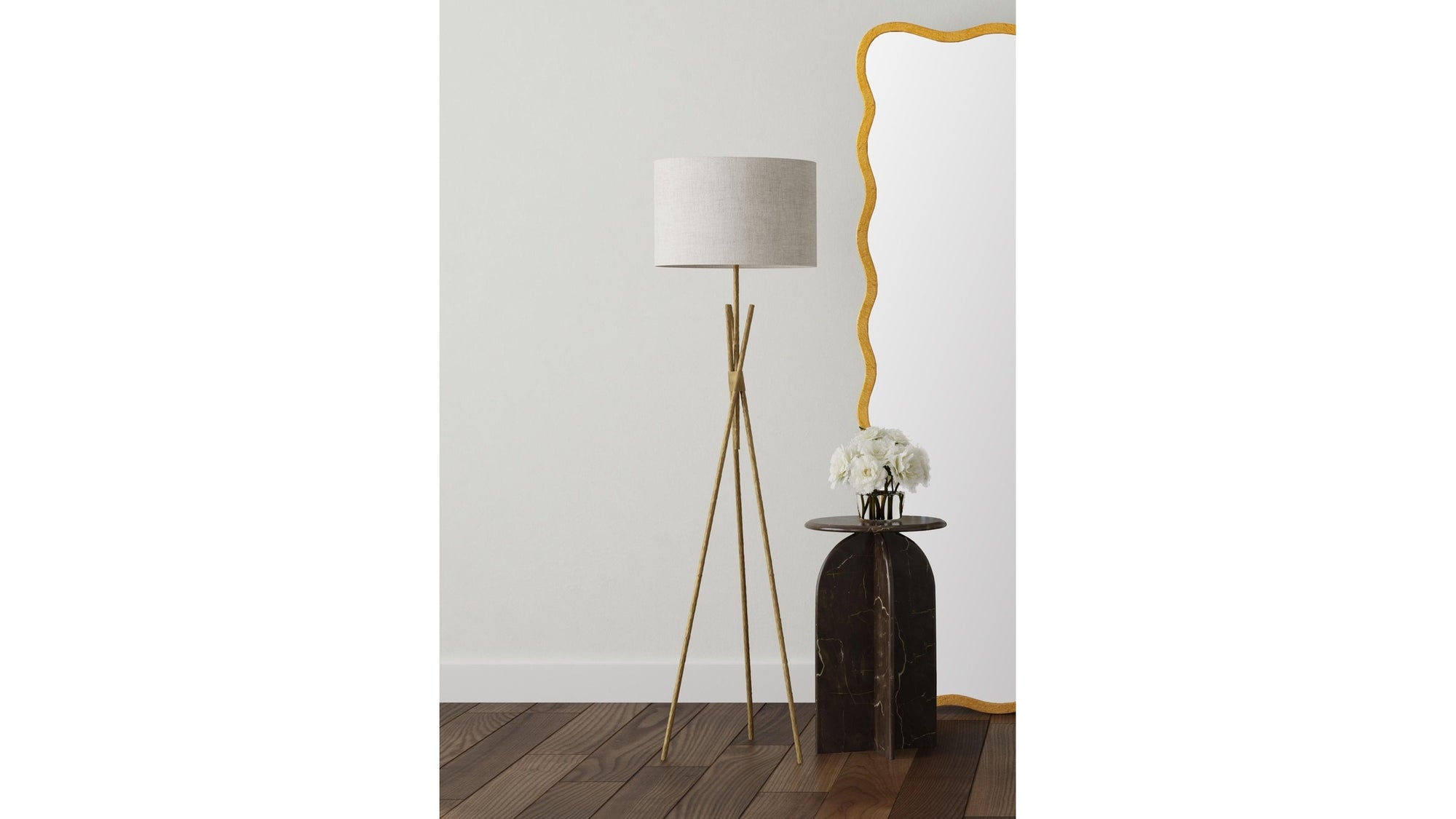Elowen - Floor Lamp - Gold