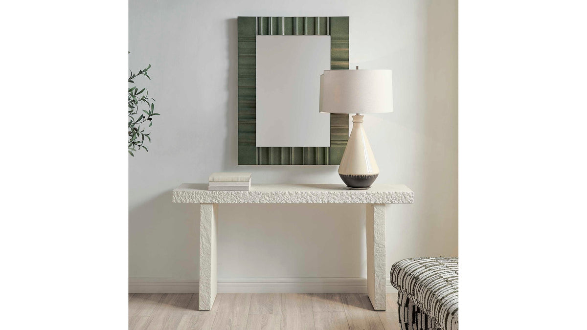 Hagan - Indoor-Outdoor Console Table - Limestone