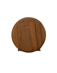 Zazu - Counter Stool - Dark Brown / Bronze
