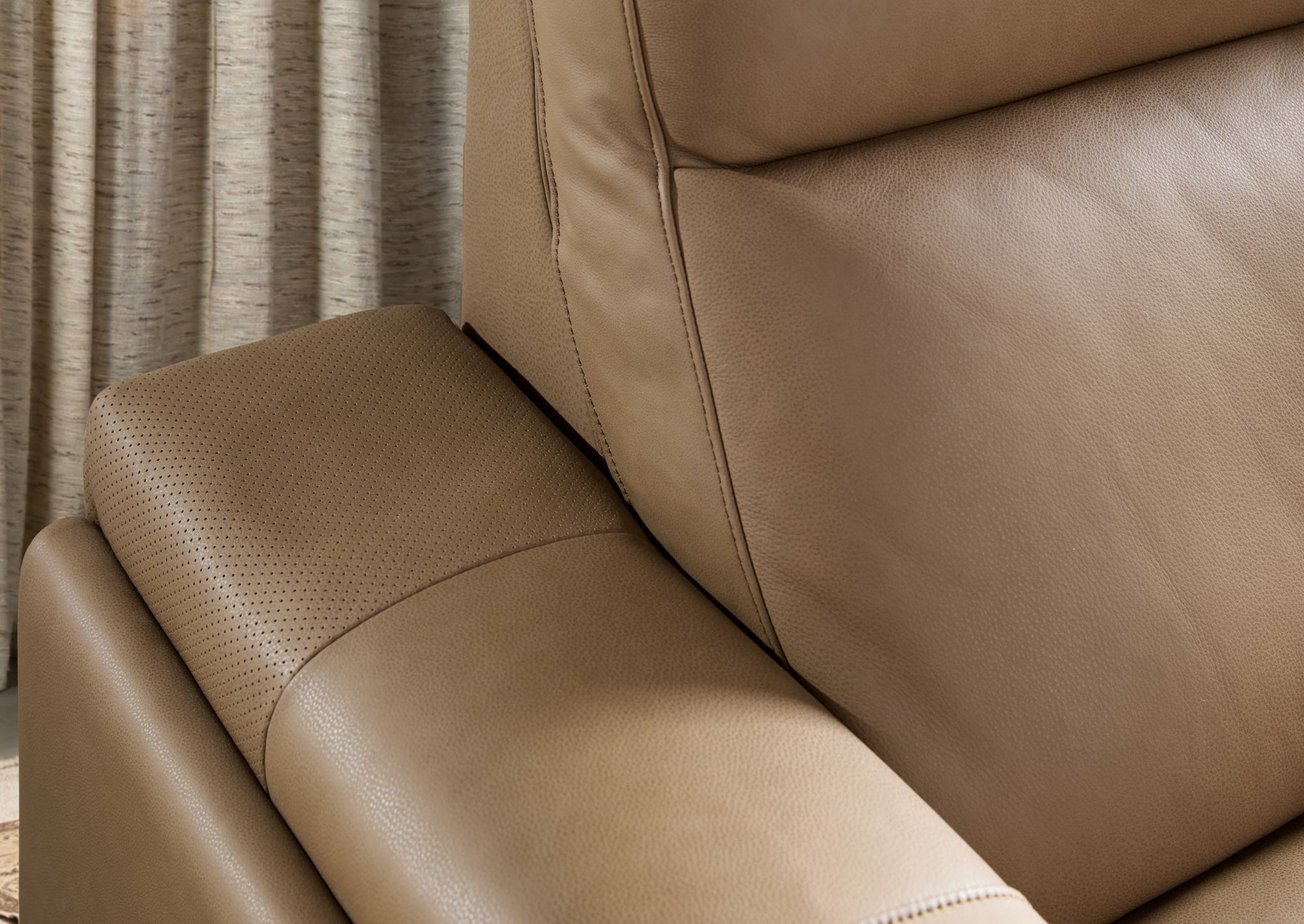 MS - Simone Six-Piece Power Reclining Sectional - Dark Brown