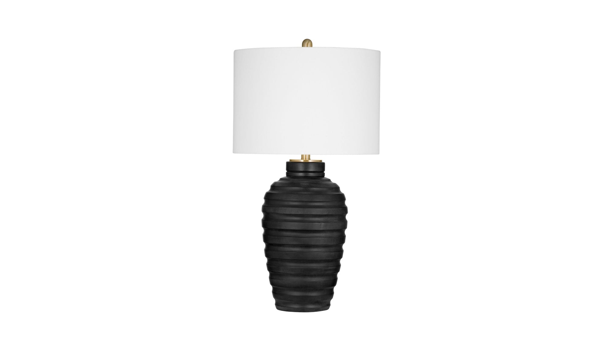 Hale - Table Lamp - Black / White