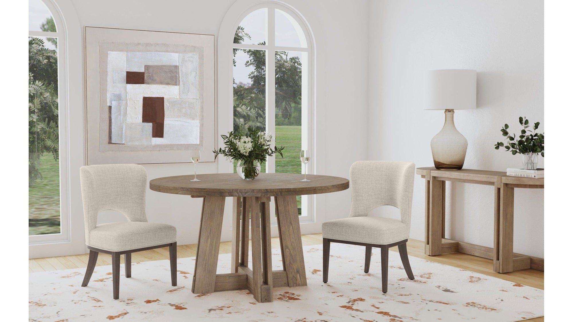 McGuire - Dining Table - Dark Brown