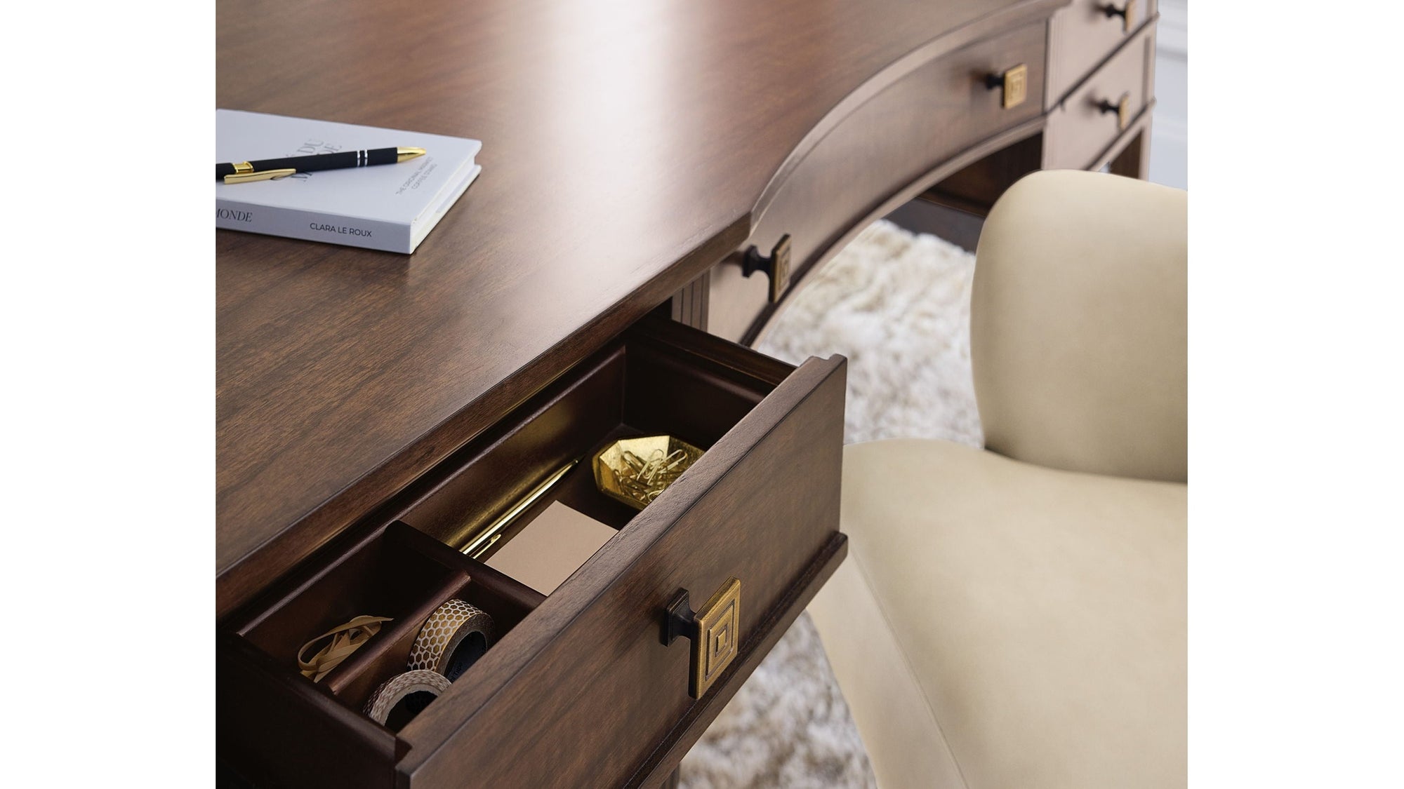 Diplomat - Diplomat Writing Desk - Dark Brown