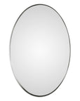 Pursley - Oval Mirror - Brushed Nickel