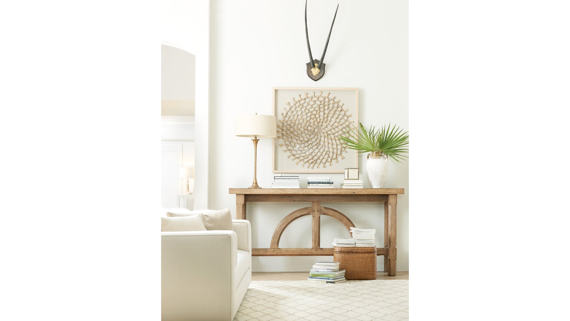 Commerce And Market - Console - Light Wood