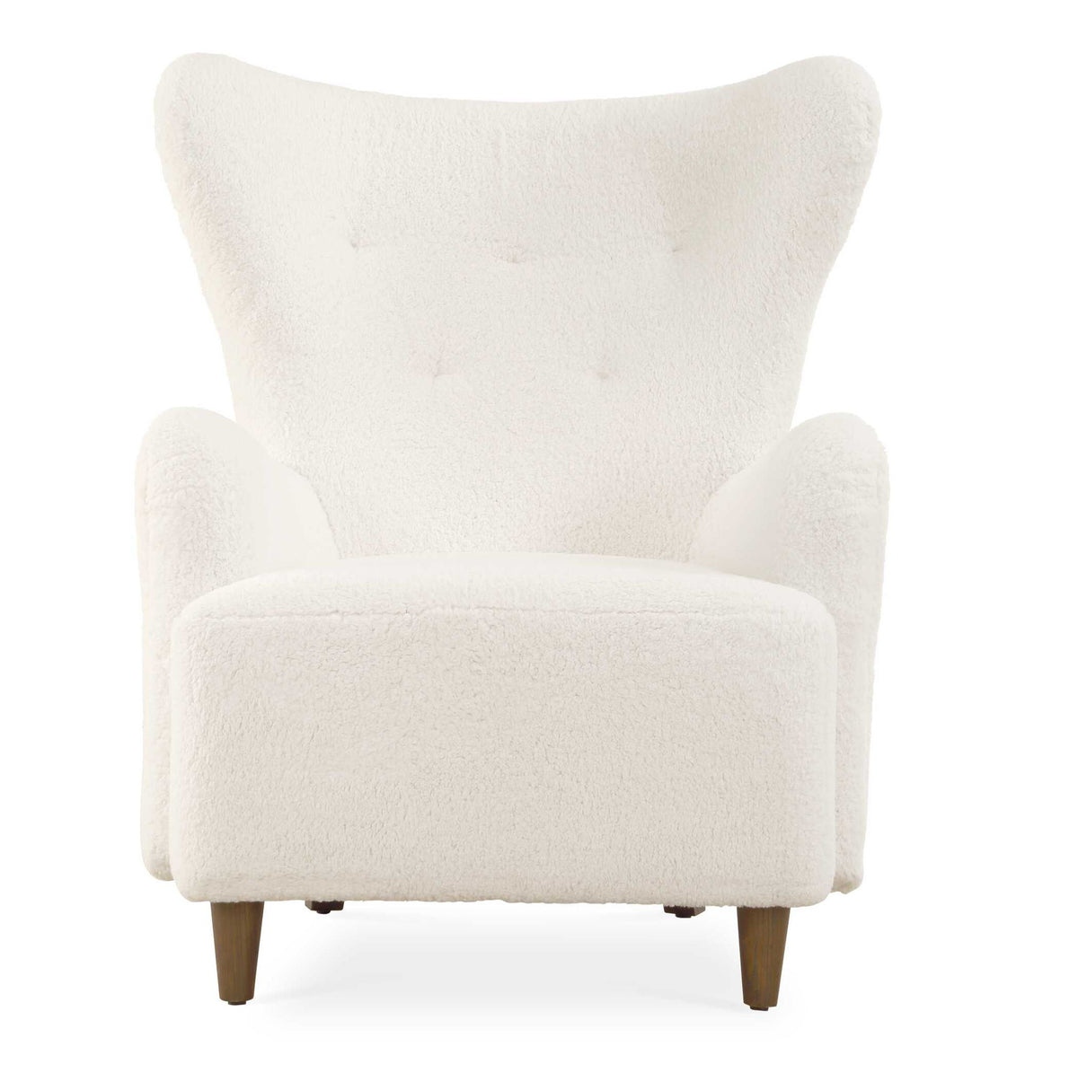 Ingel - Wingback Armchair - White
