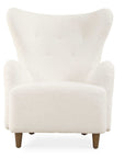 Ingel - Wingback Armchair - White
