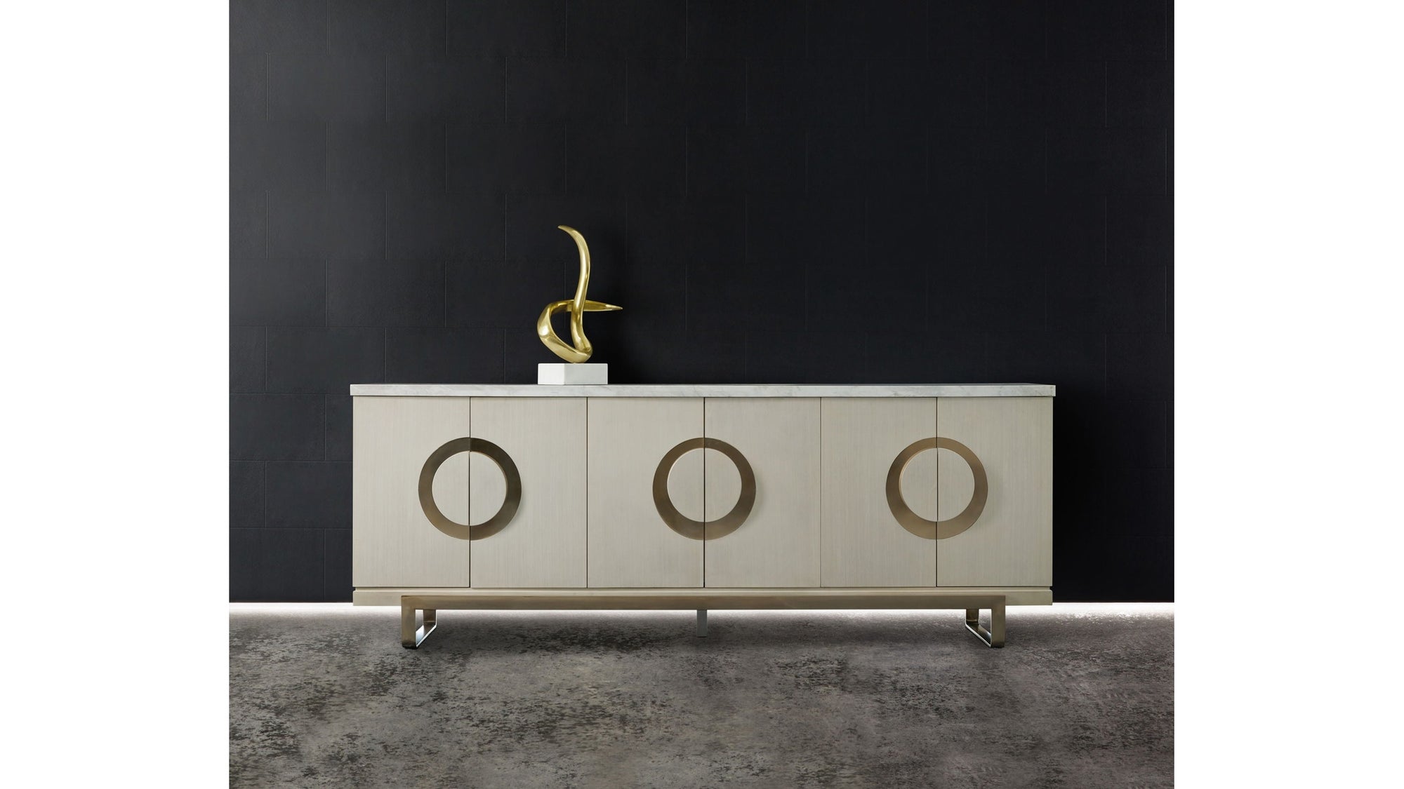 Melange - Noelle Credenza - Beige
