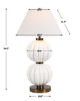 Irena - Sphere Table Lamp - White